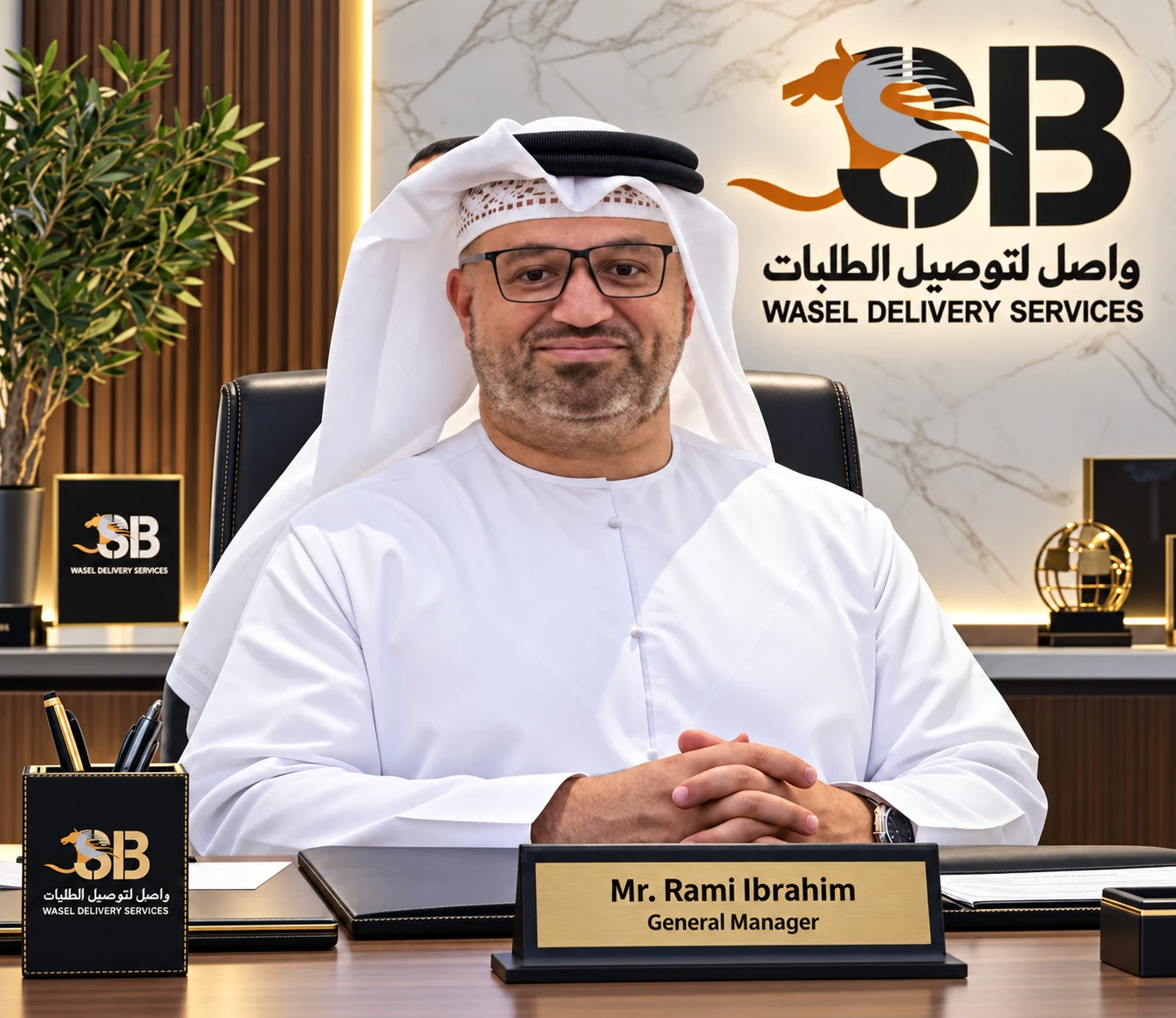 Mr. Rami Ibrahim, General Manager of Wasel Delivery Services